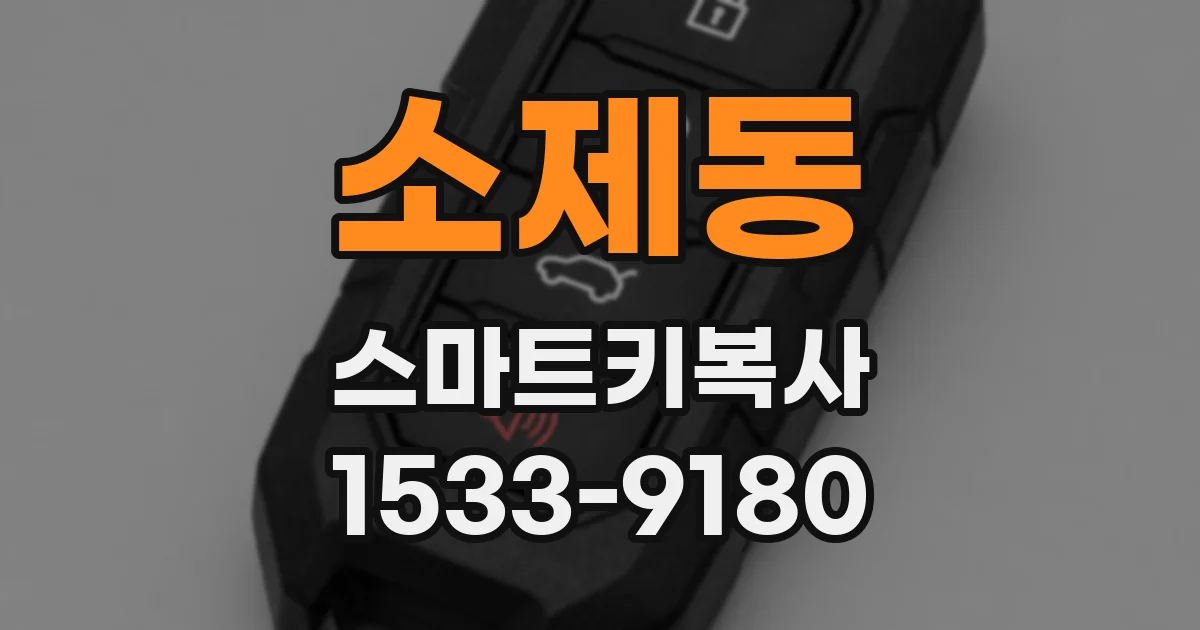 소제동 스마트키복사