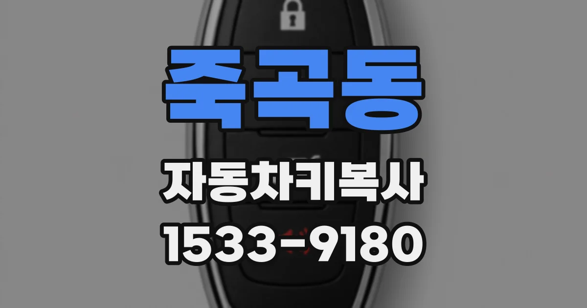 죽곡동 자동차키복사
