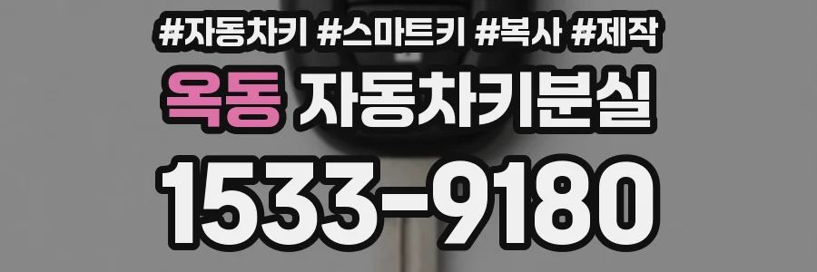 옥동 자동차키분실