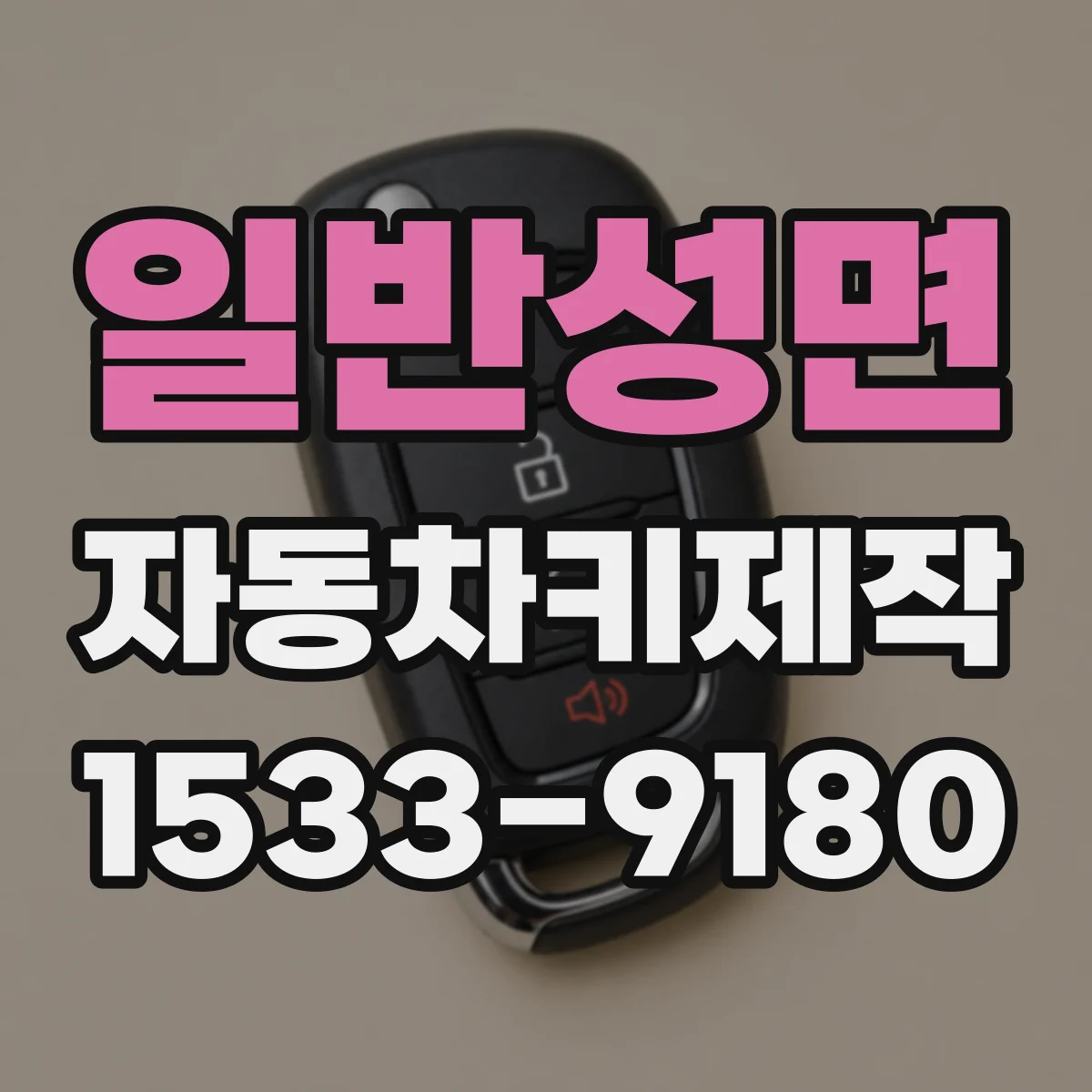 일반성면 자동차키제작