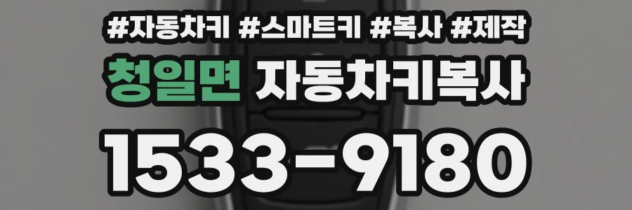 청일면 자동차키복사