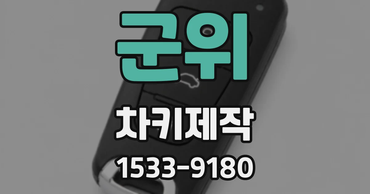 군위 차키제작