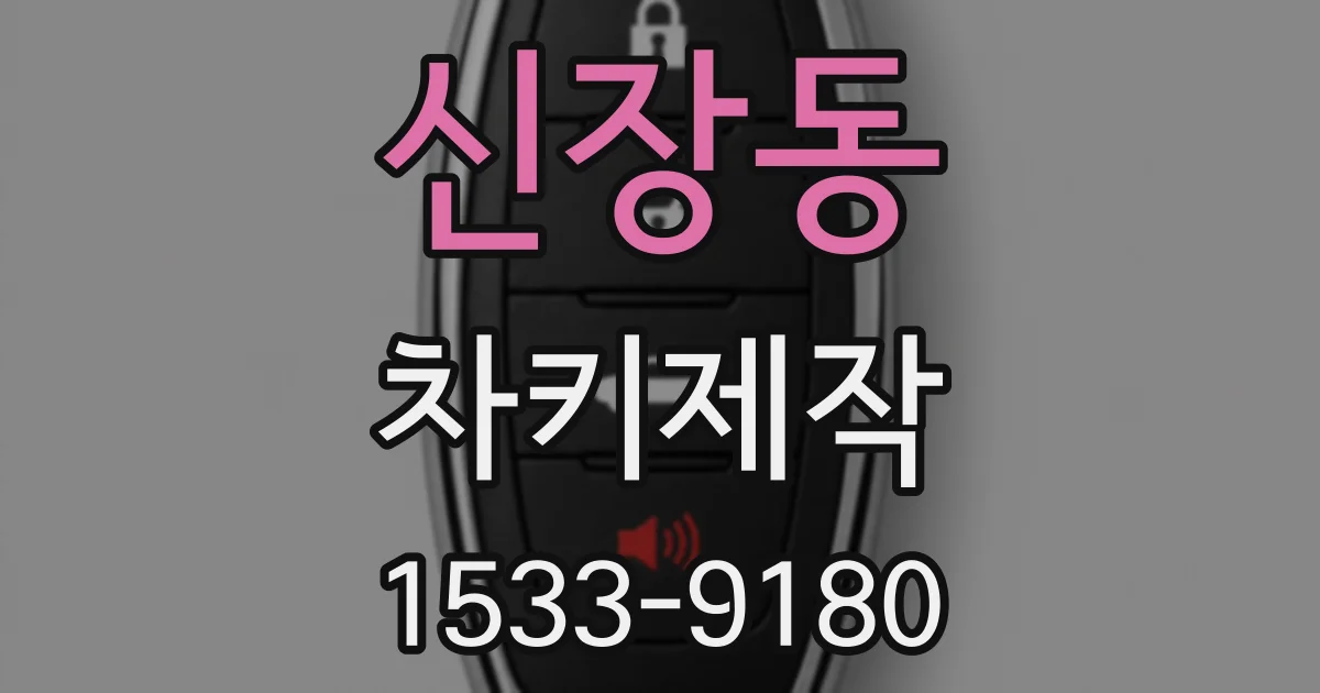 신장동 차키제작