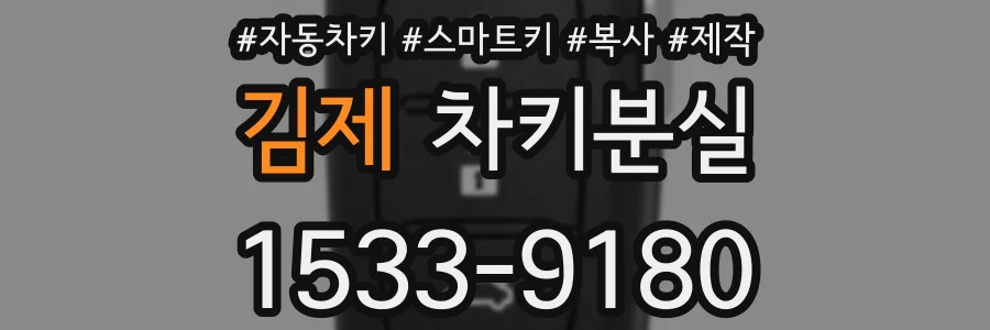 김제 차키분실