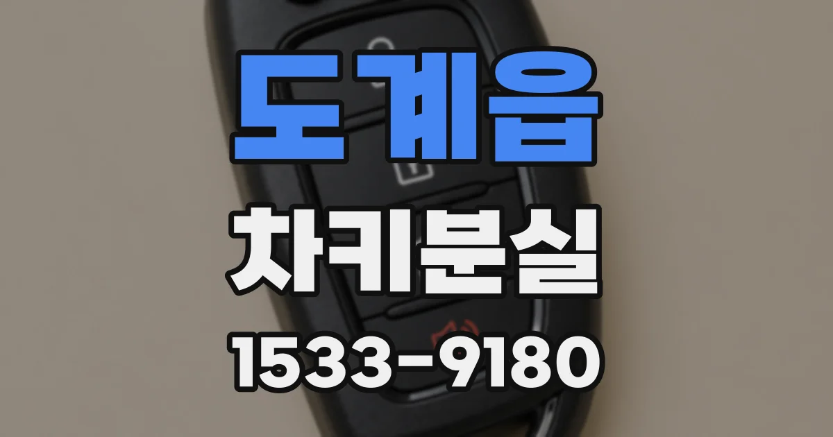 도계읍 차키분실