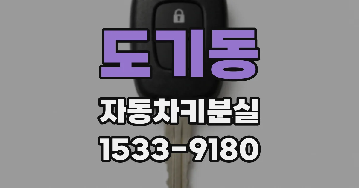 도기동 자동차키분실