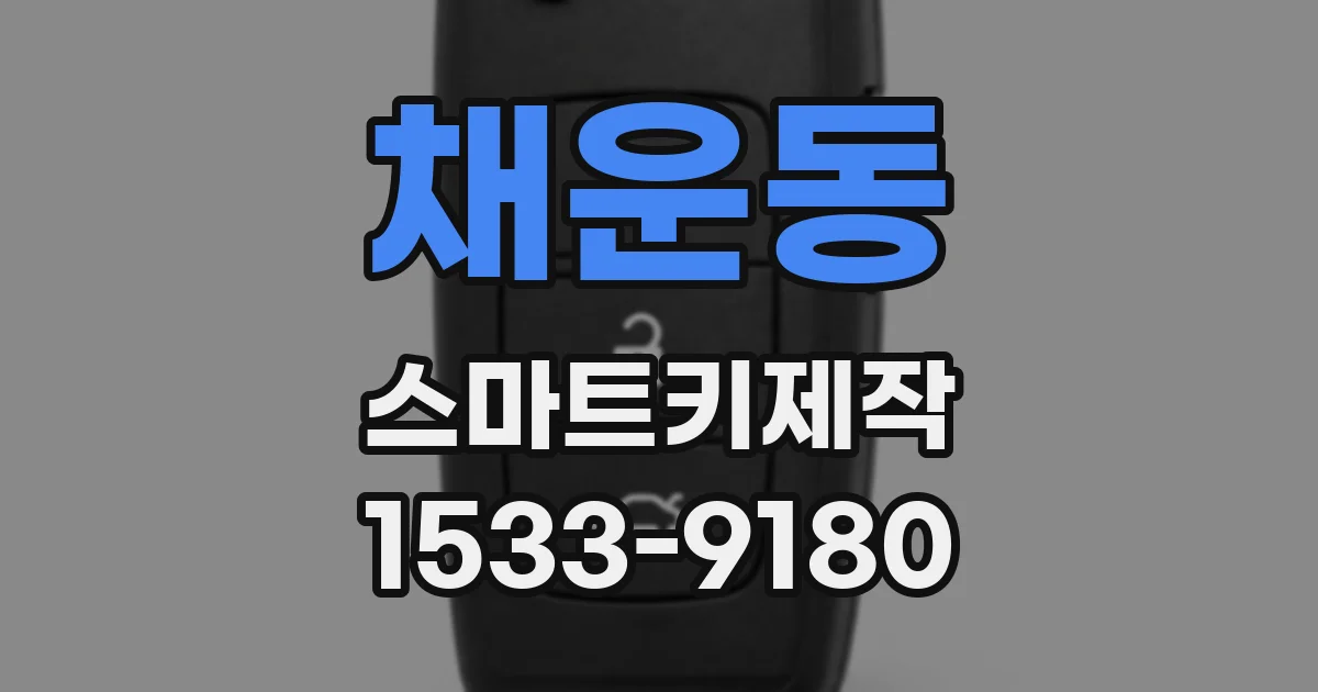 채운동 스마트키제작