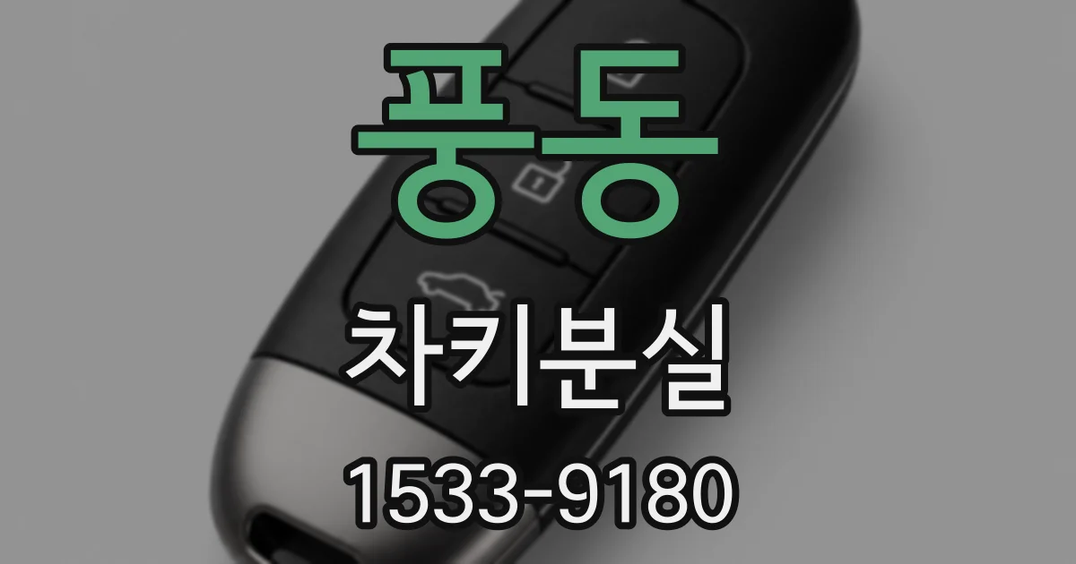 풍동 차키분실