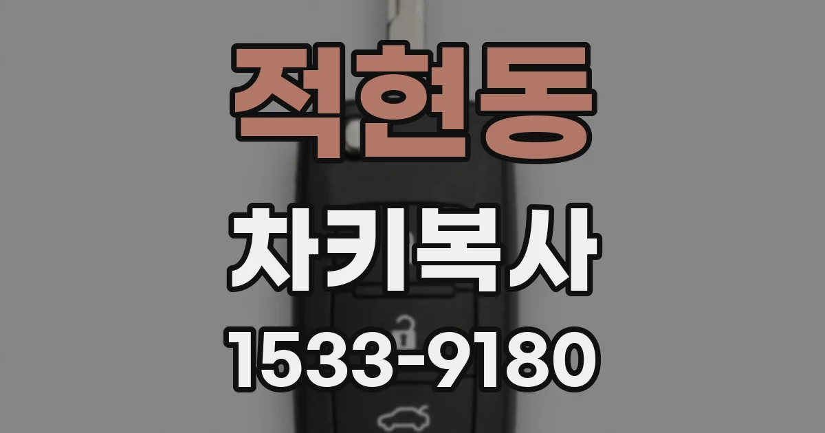 적현동 차키복사