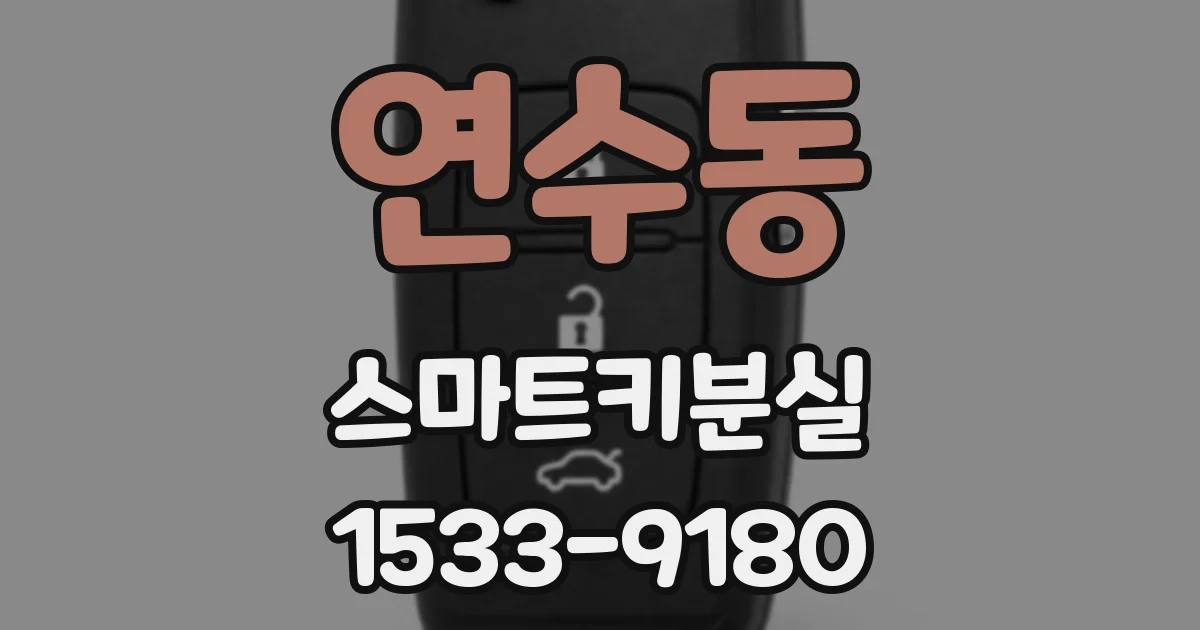 연수동 스마트키분실