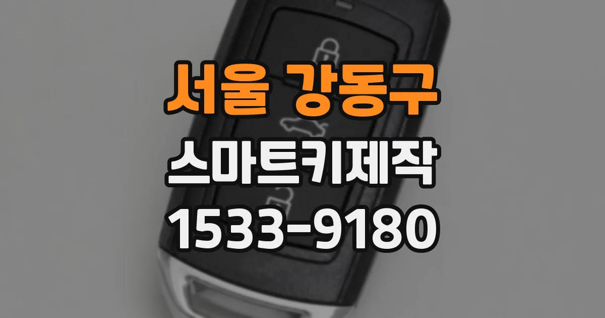 서울 강동구 스마트키제작