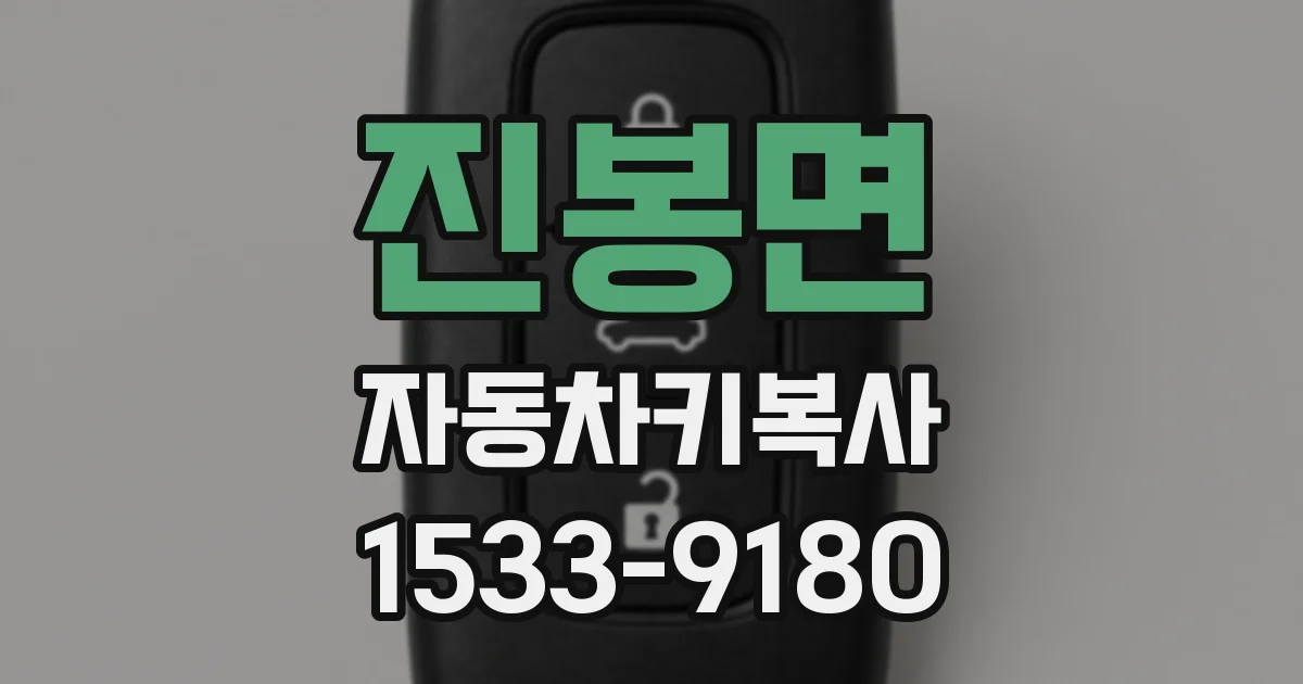진봉면 자동차키복사