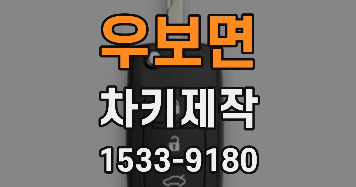 우보면 차키제작
