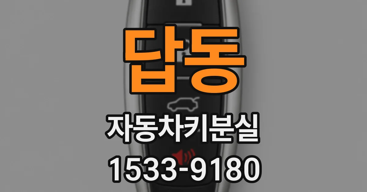 답동 자동차키분실