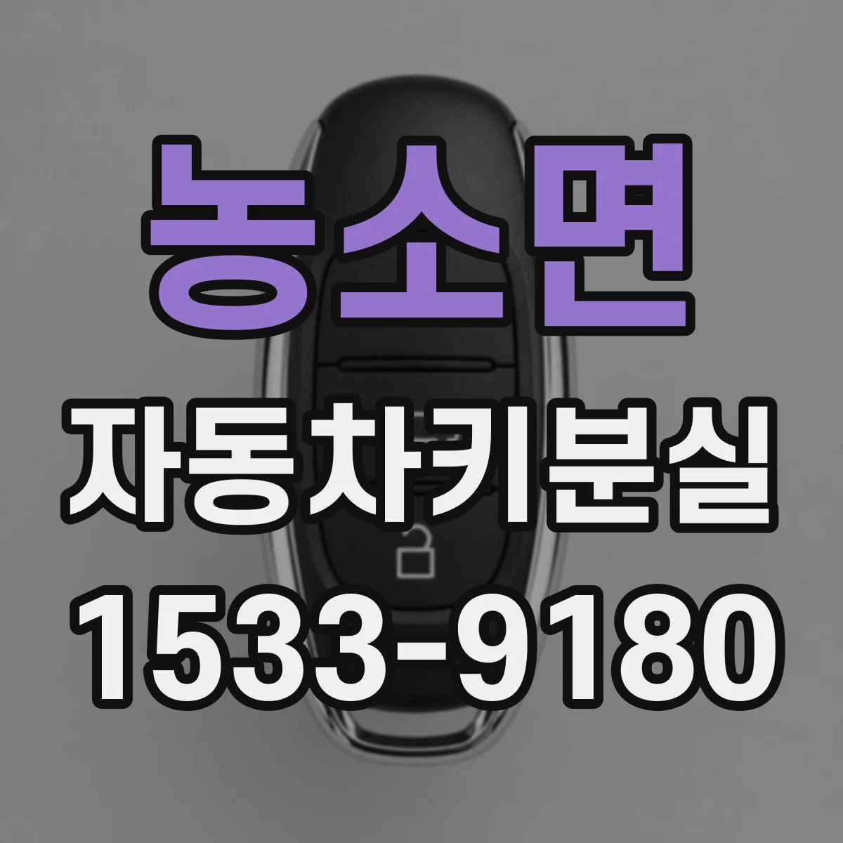 농소면 자동차키분실