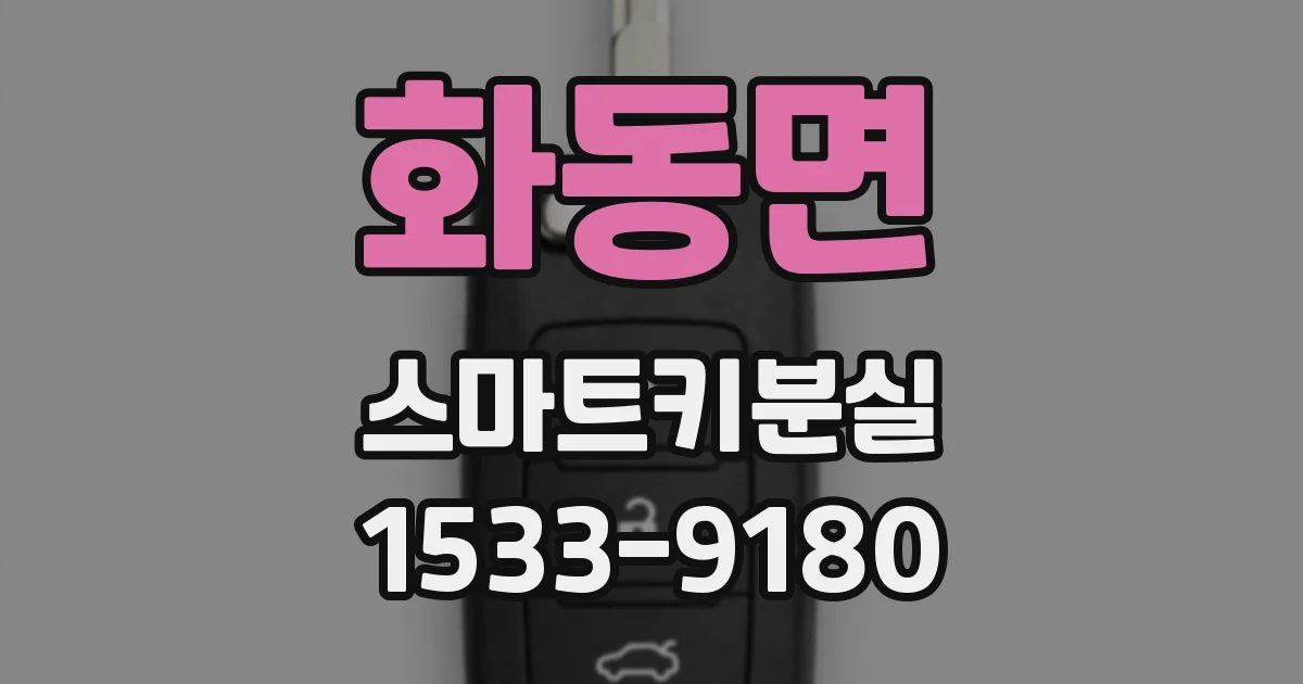 화동면 스마트키분실