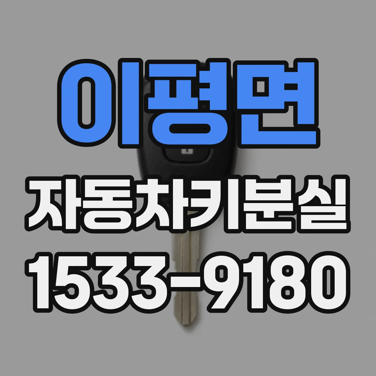 이평면 자동차키분실