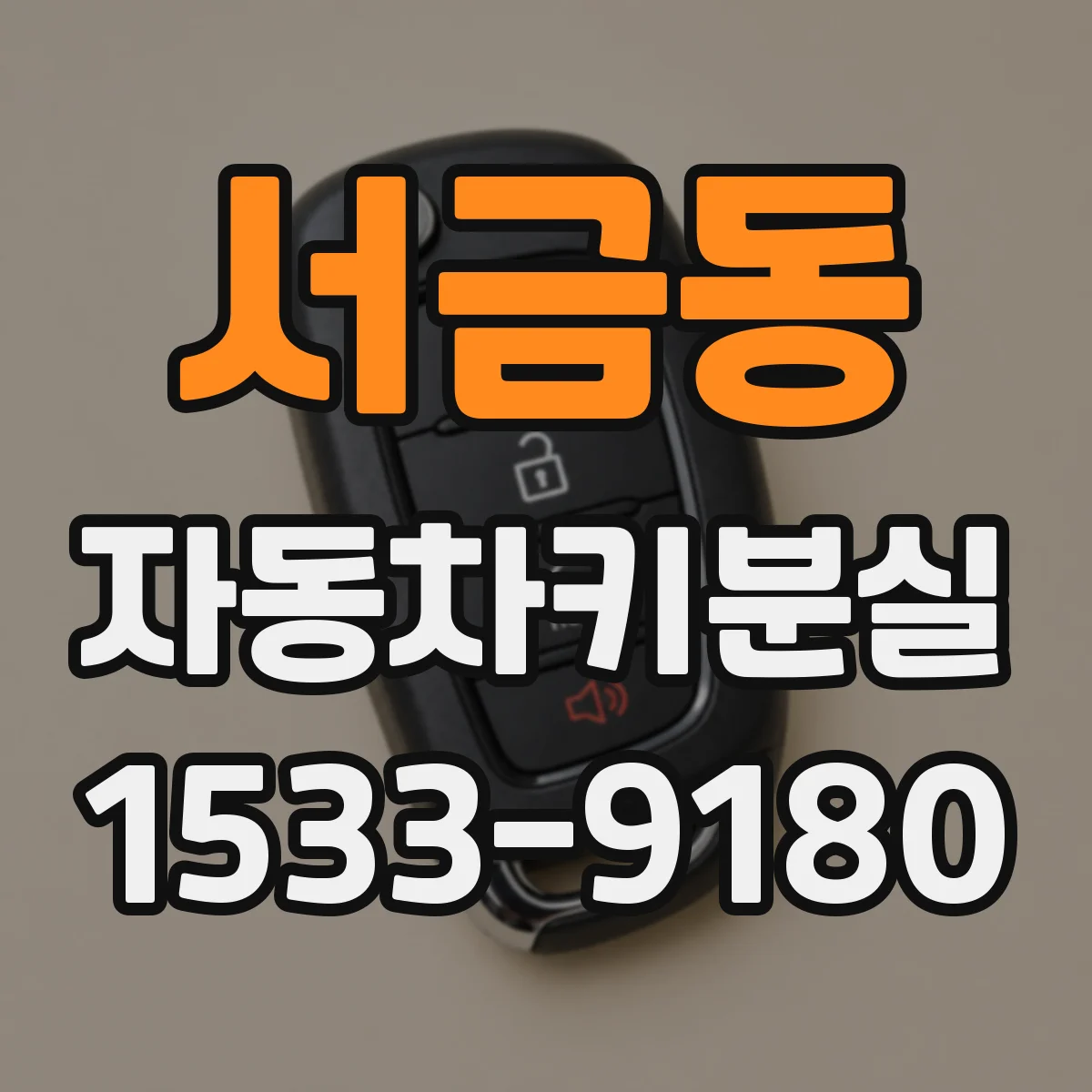 서금동 자동차키분실