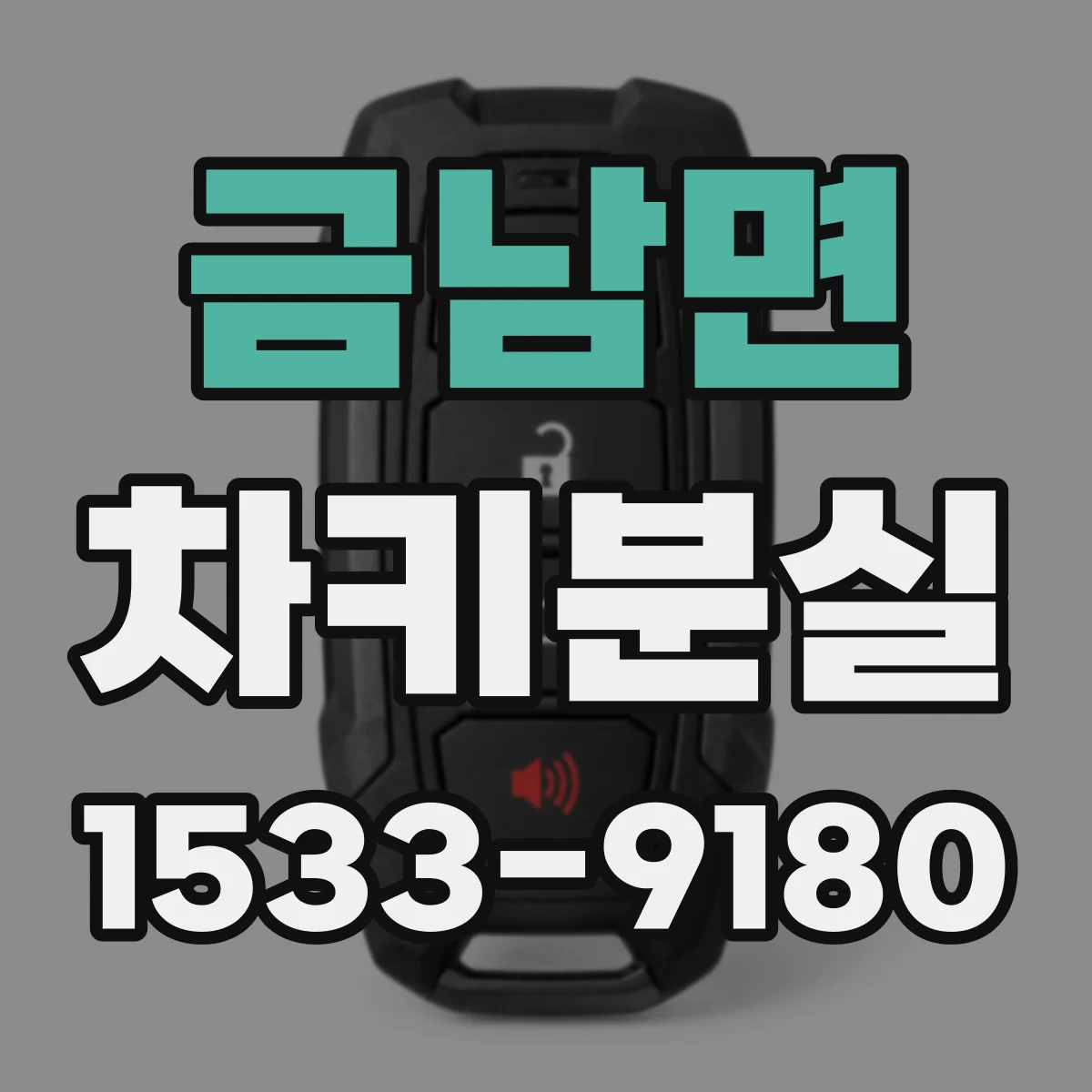 금남면 차키분실