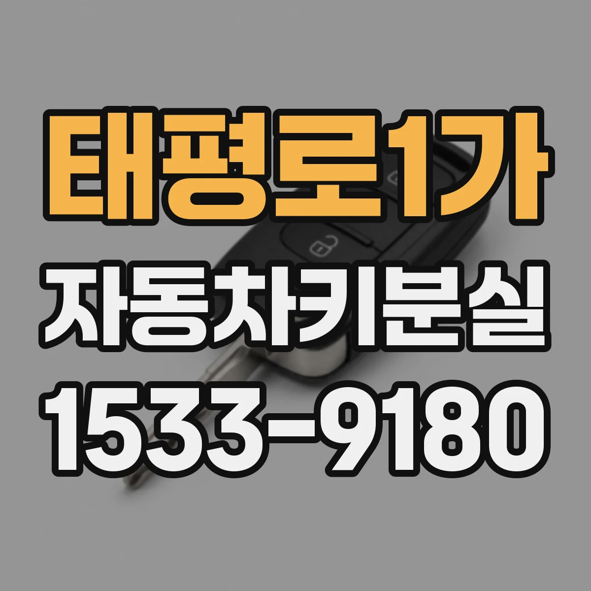 태평로1가 자동차키분실