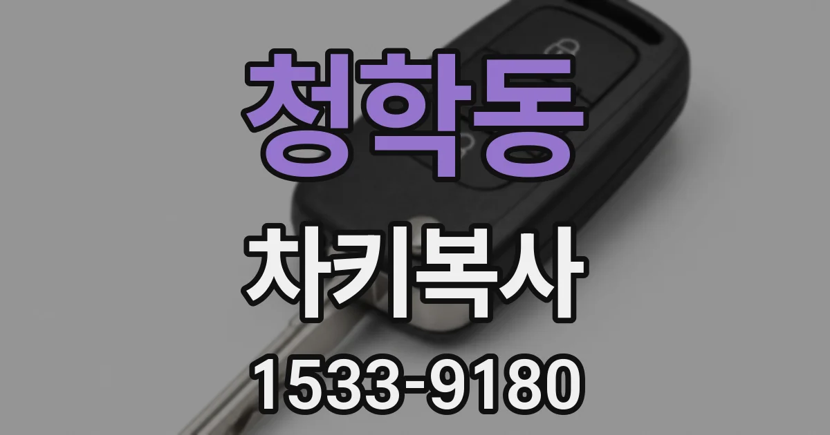청학동 차키복사