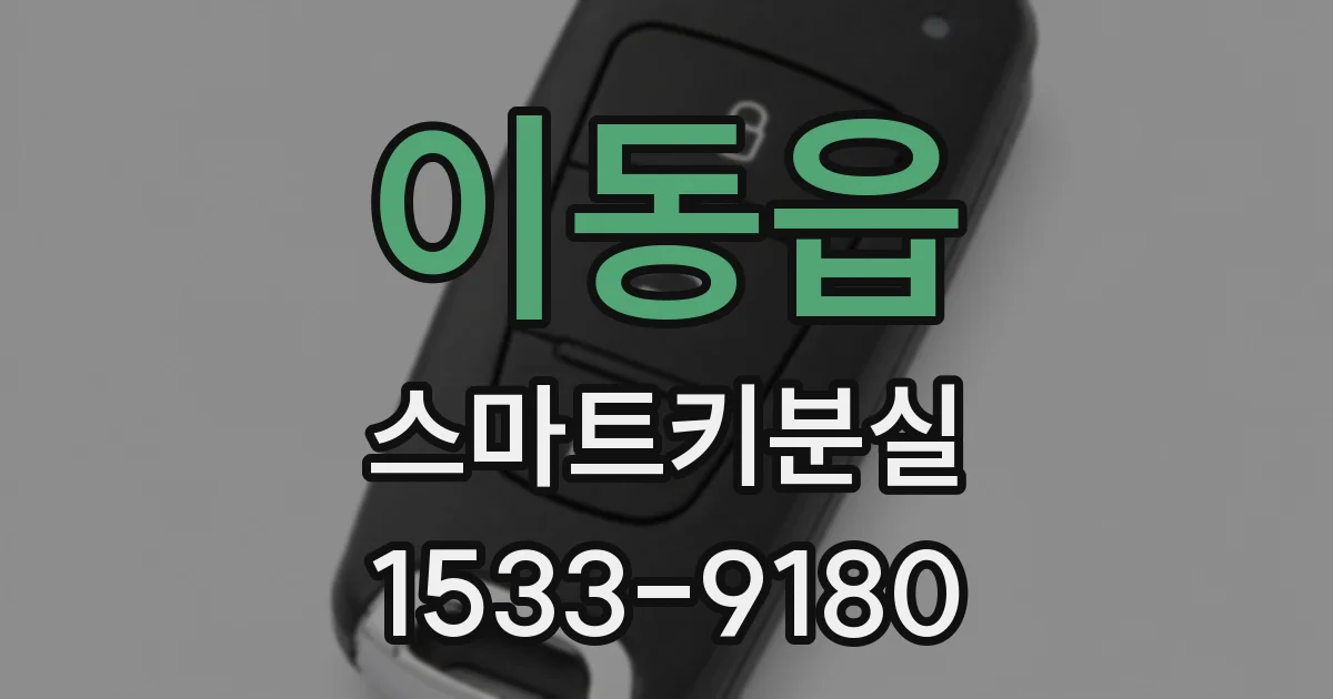 이동읍 스마트키분실