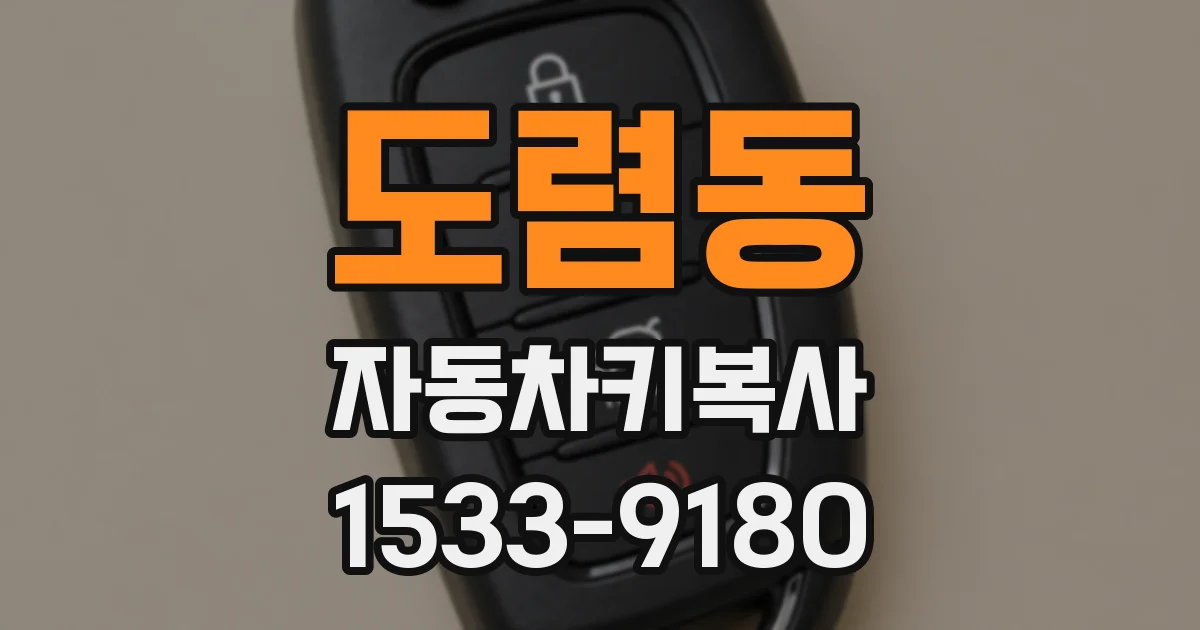 도렴동 자동차키복사