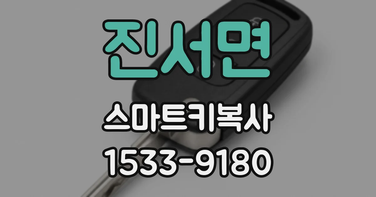 진서면 스마트키복사