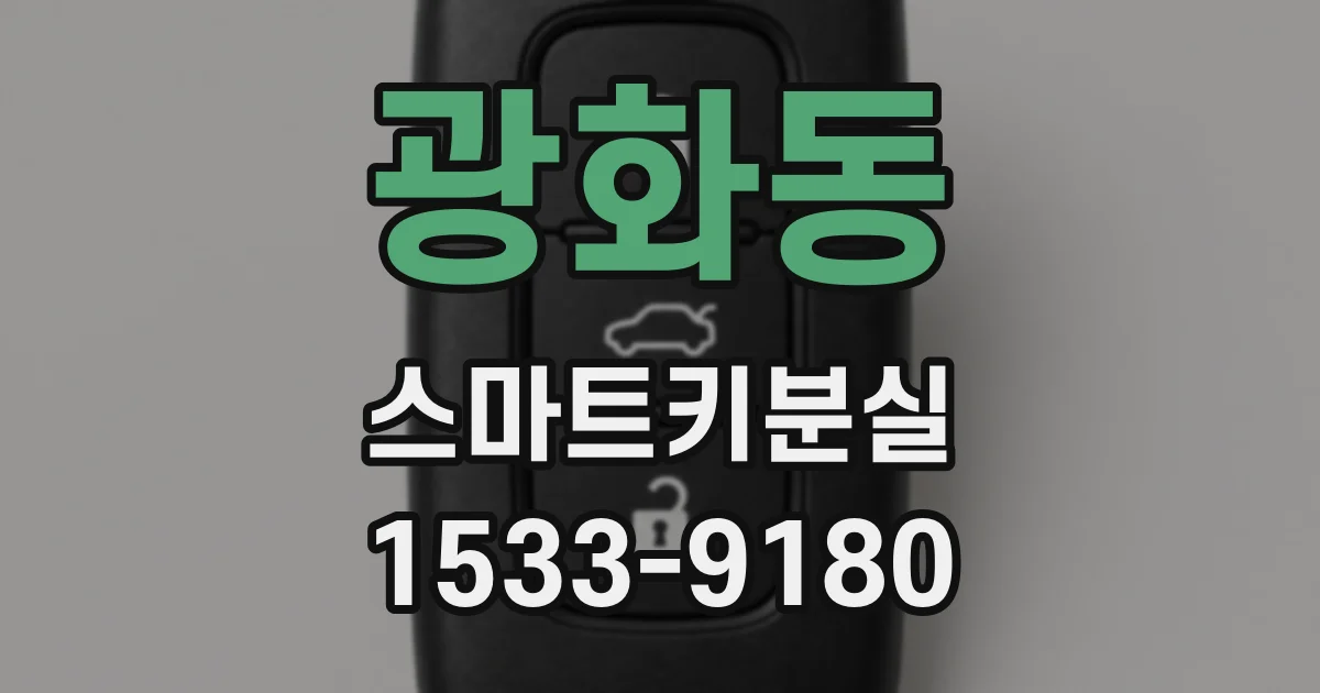 광화동 스마트키분실