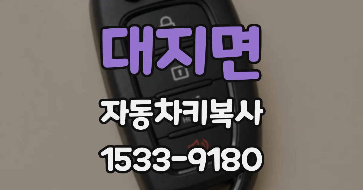 대지면 자동차키복사