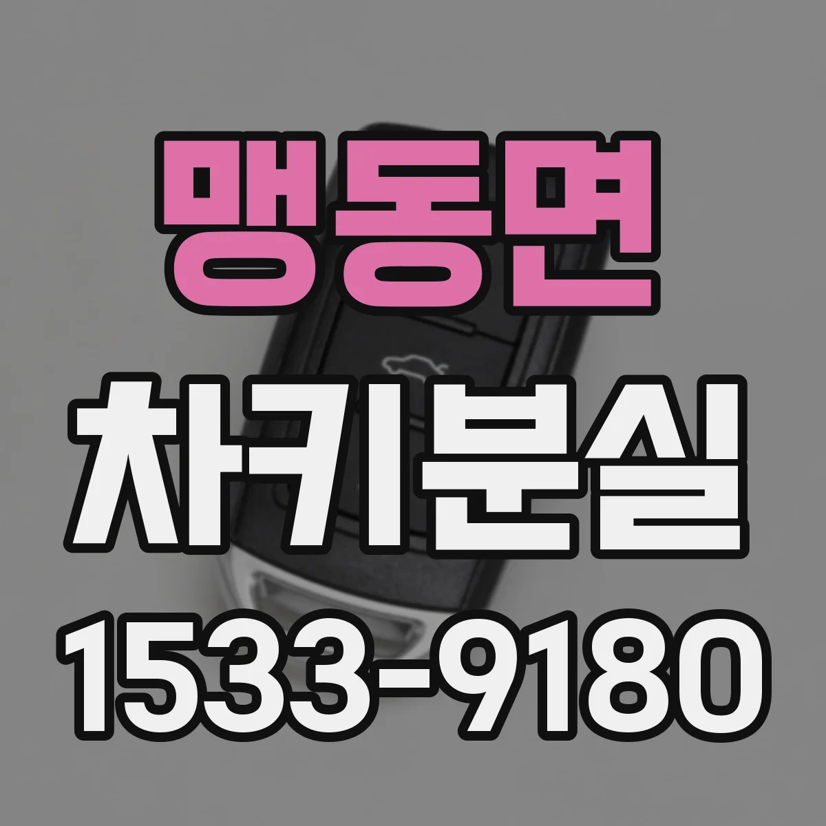맹동면 차키분실