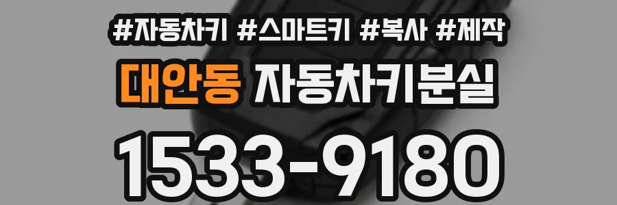 대안동 자동차키분실