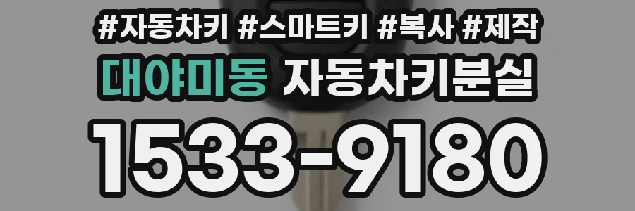 대야미동 자동차키분실
