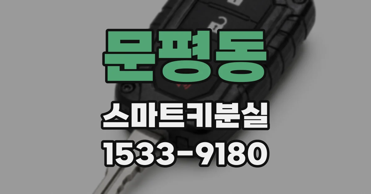 문평동 스마트키분실