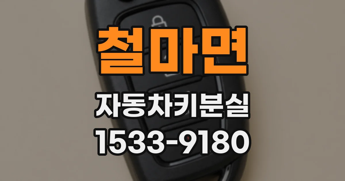 철마면 자동차키분실