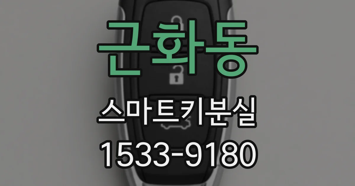 근화동 스마트키분실