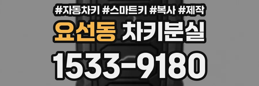 요선동 차키분실