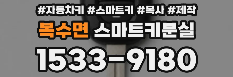 복수면 스마트키분실