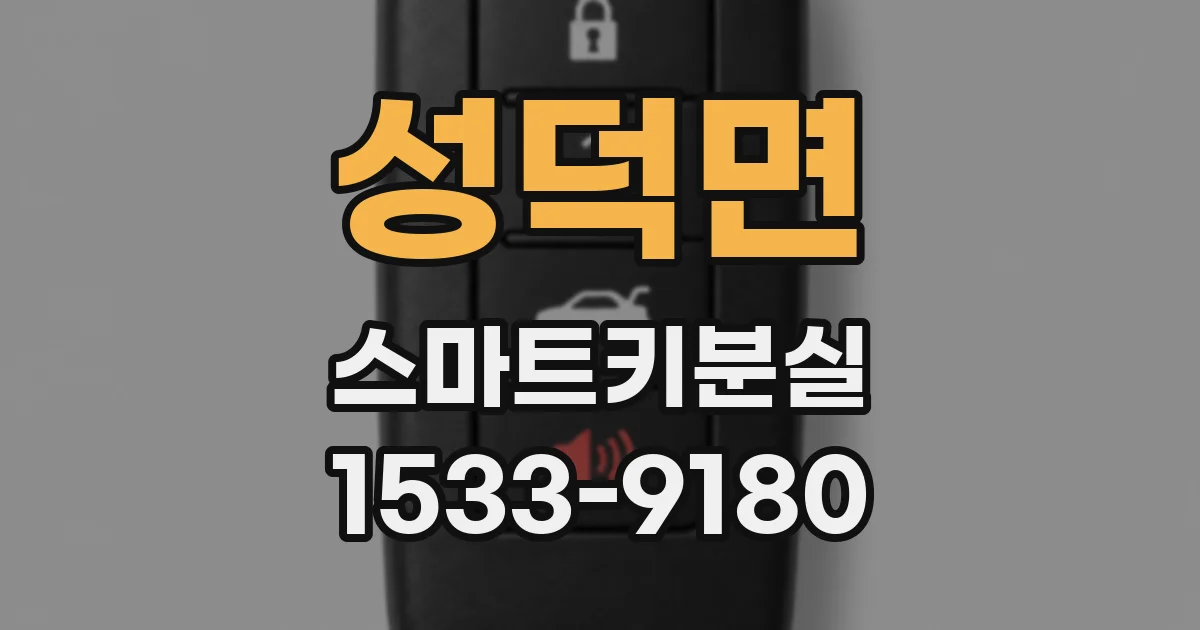 성덕면 스마트키분실