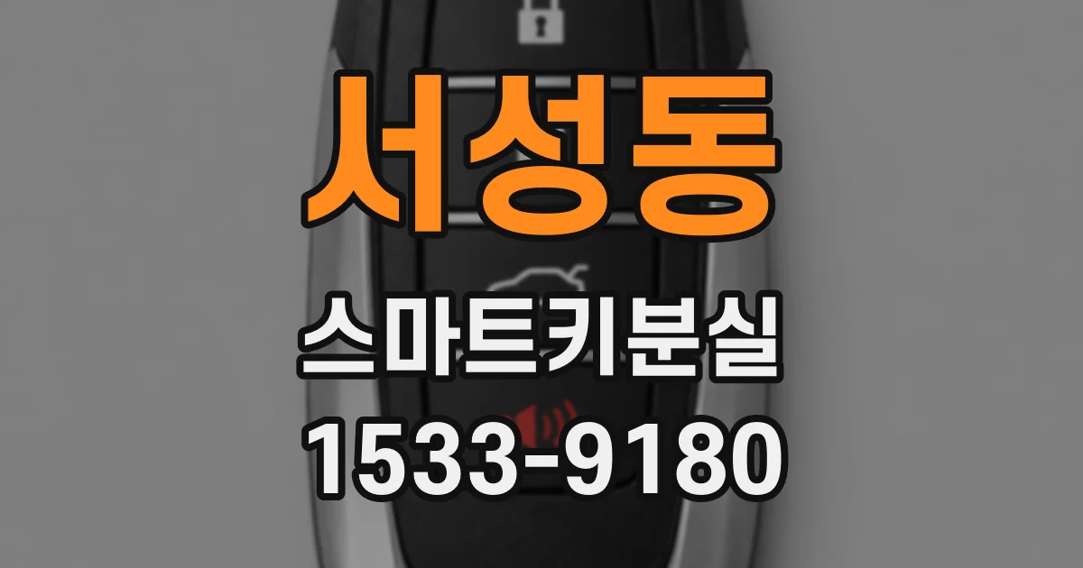 서성동 스마트키분실