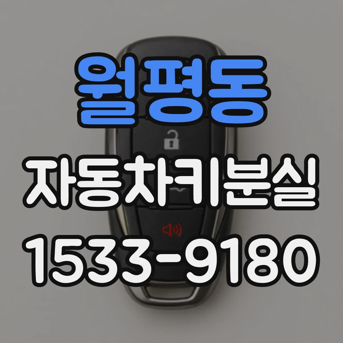 월평동 자동차키분실