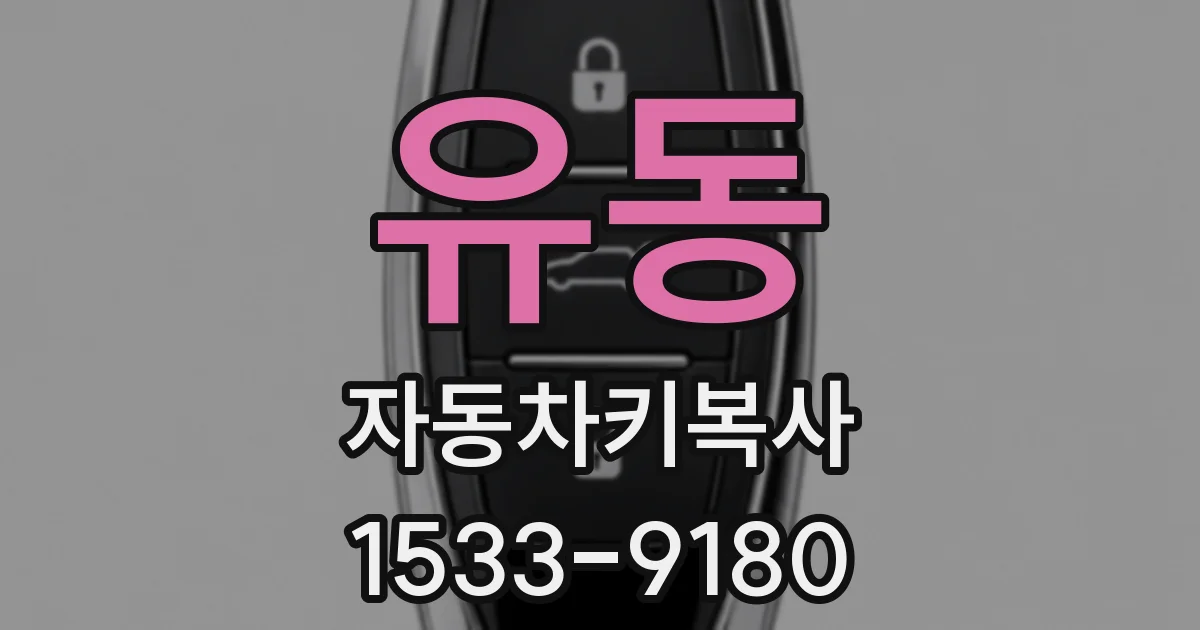 유동 자동차키복사
