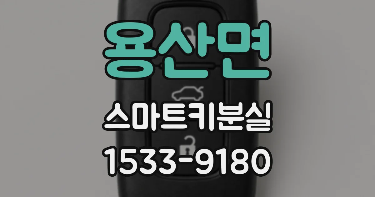 용산면 스마트키분실