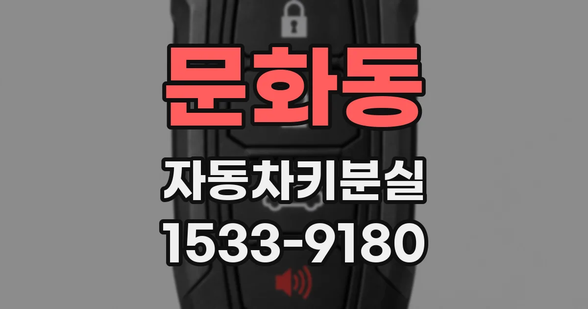 문화동 자동차키분실