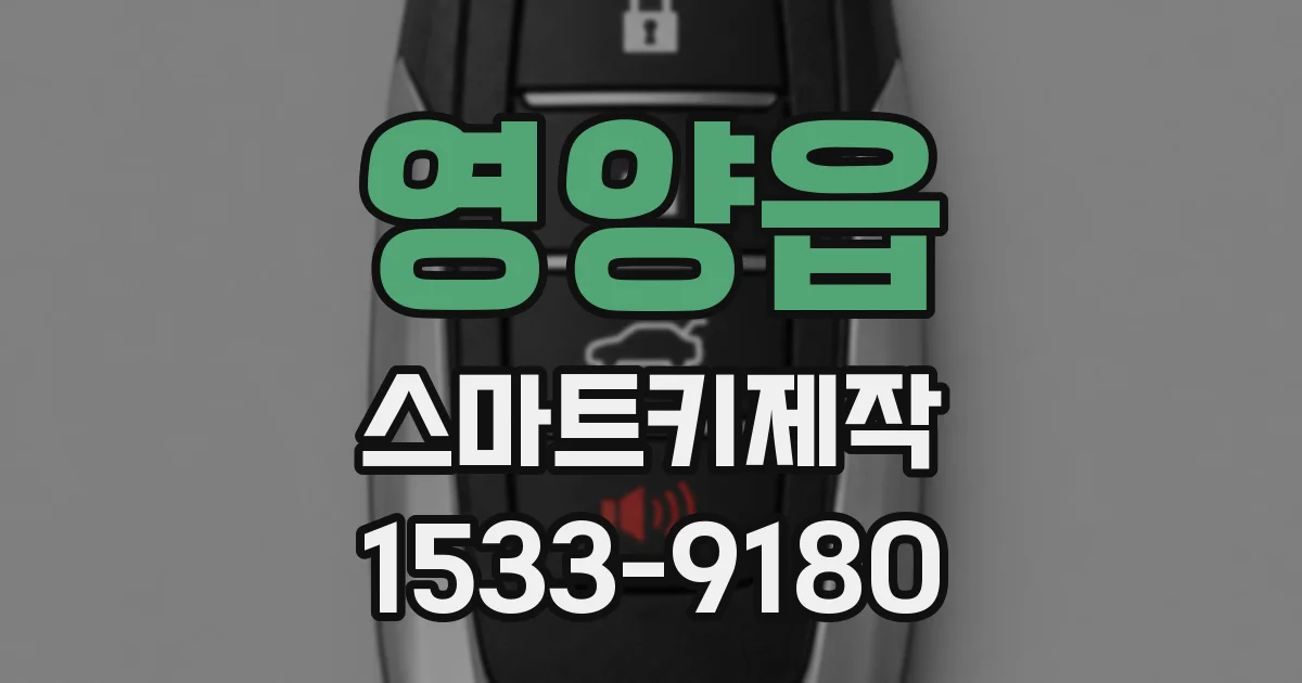 영양읍 스마트키제작