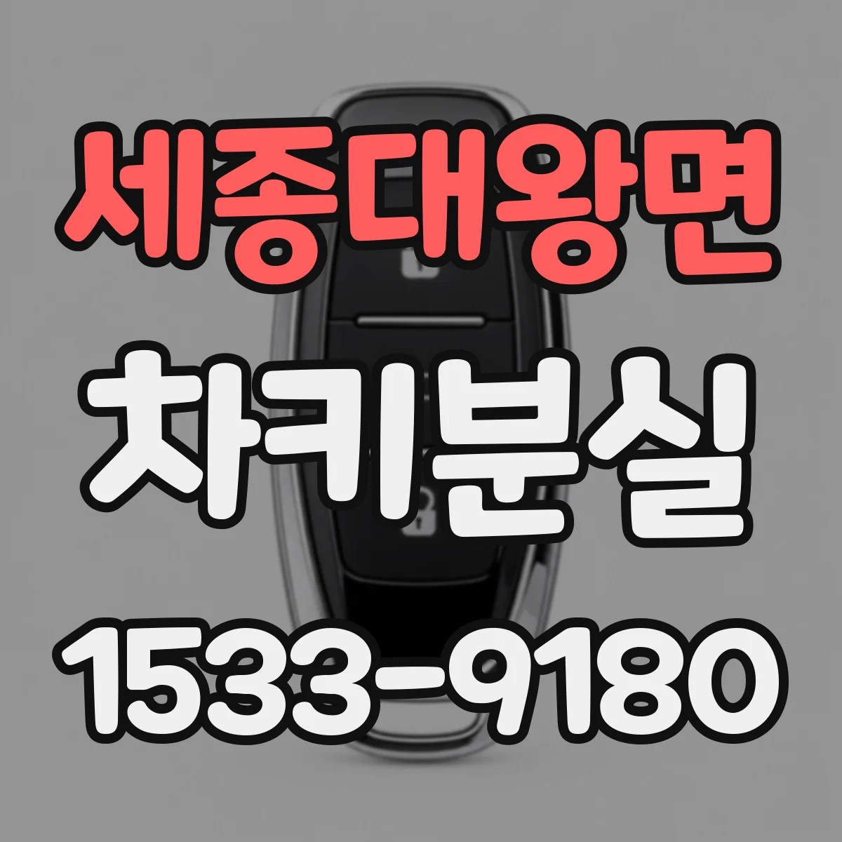 세종대왕면 차키분실