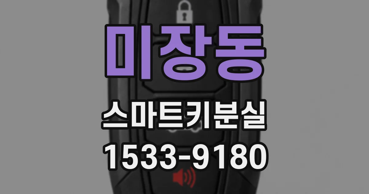미장동 스마트키분실