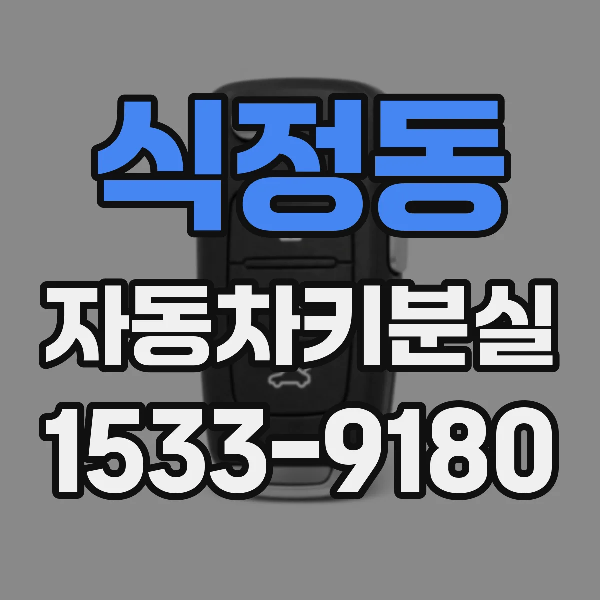 식정동 자동차키분실