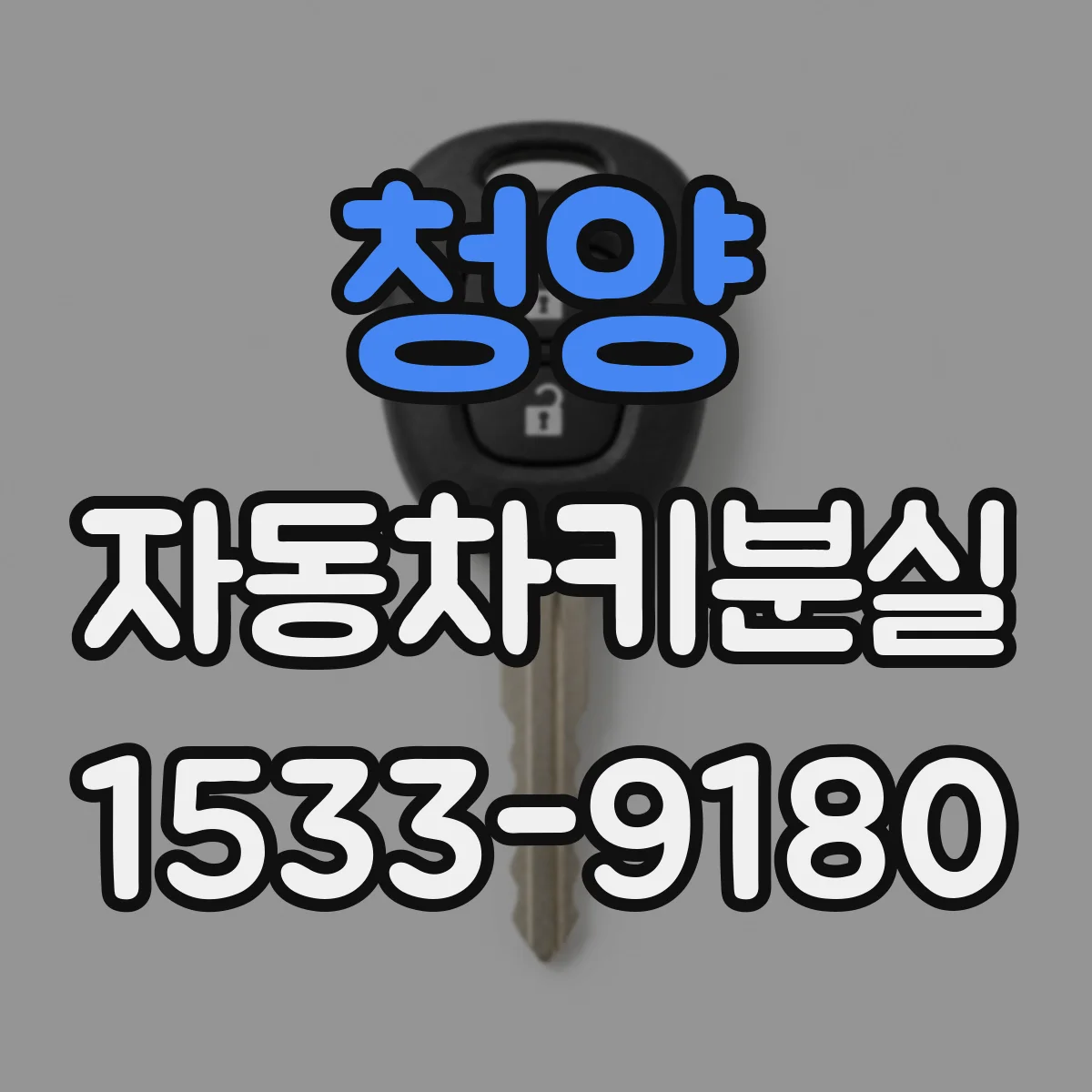 청양 자동차키분실