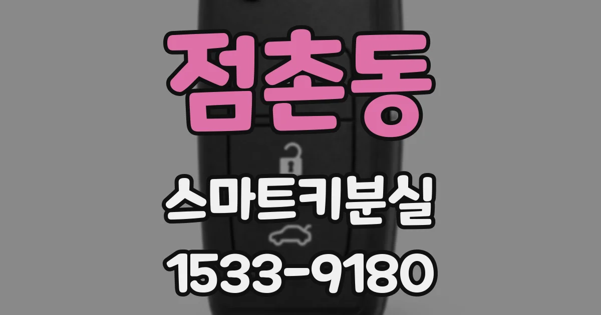 점촌동 스마트키분실